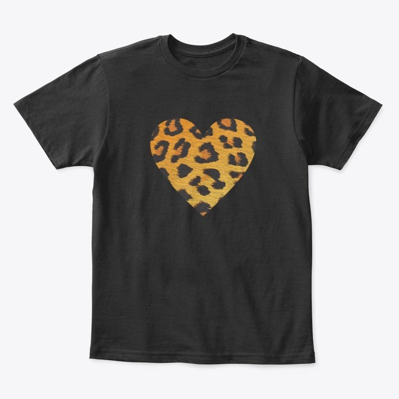 Heart Leopard Print