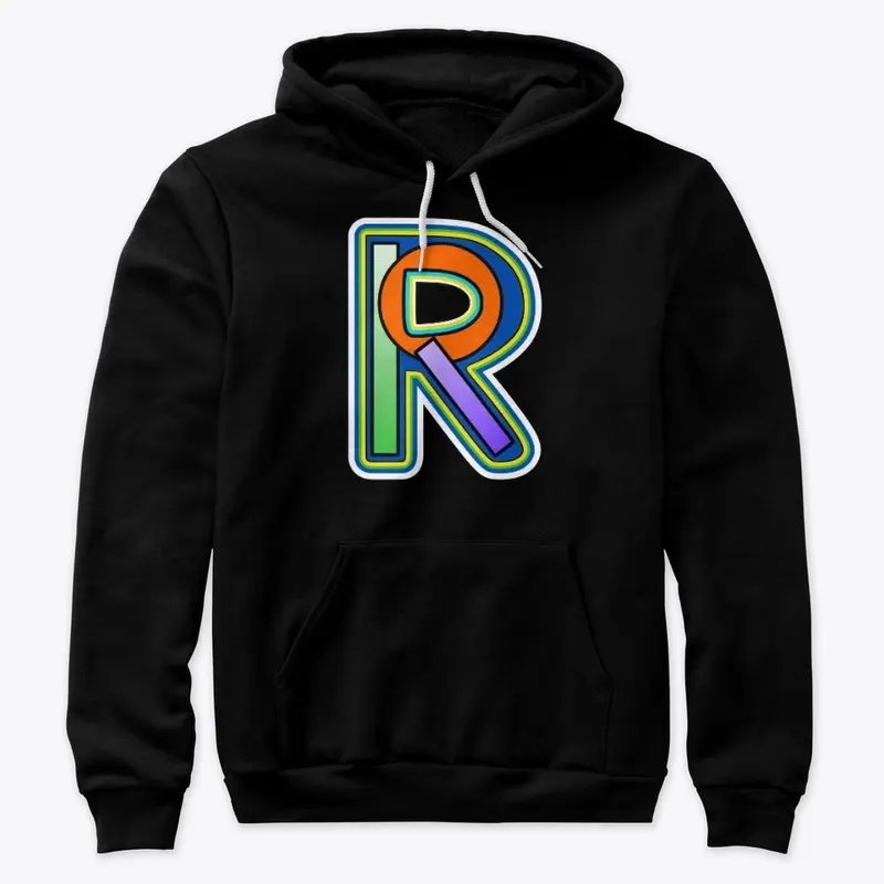 Letter R Circle And Two Rectangles