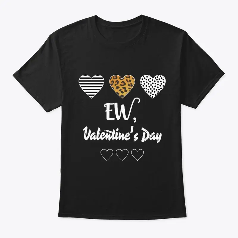 Valentines Day, Ew Hearts Leopard Stripe