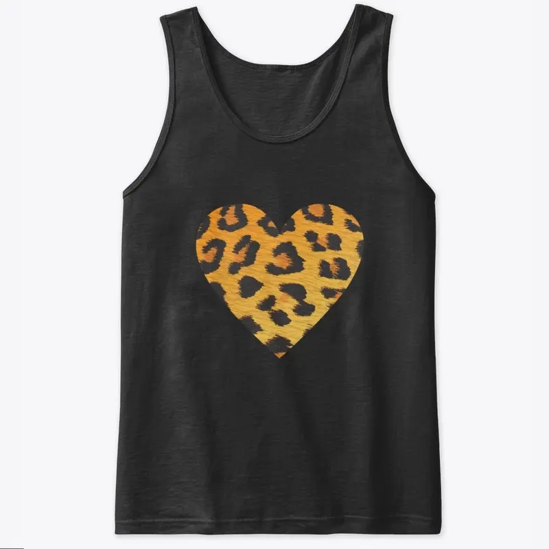 Heart Leopard Print