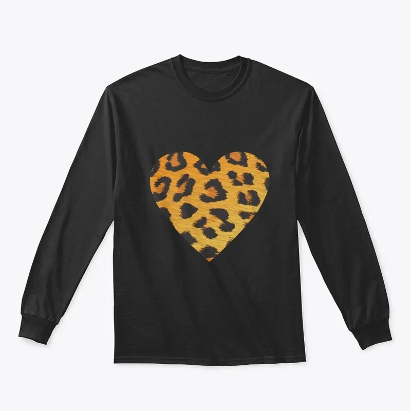 Heart Leopard Print