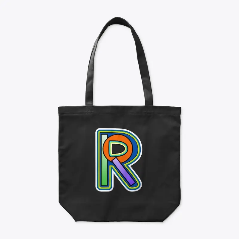 Letter R Circle And Two Rectangles