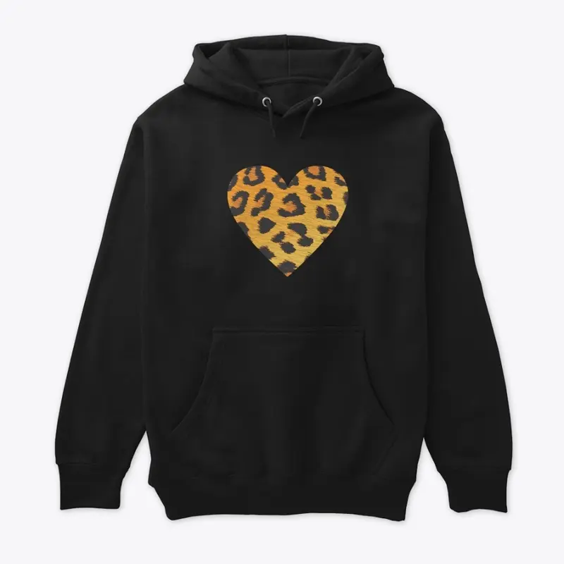 Heart Leopard Print