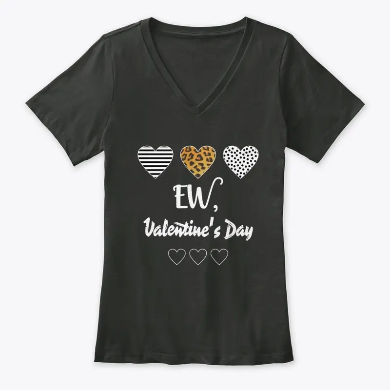 Valentines Day, Ew Hearts Leopard Stripe